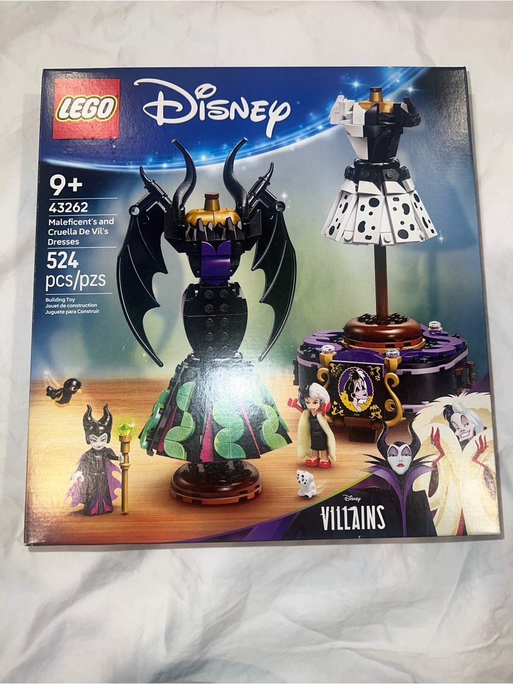 Lego Disney 43262 maleficent’s and cruella de vil’s dresses